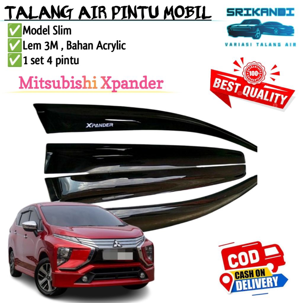Talang Air Pintu Mobil Mitsubishi Xpander Ultimate Xpander Cross New Xpander 2017-2026 Premium Quali