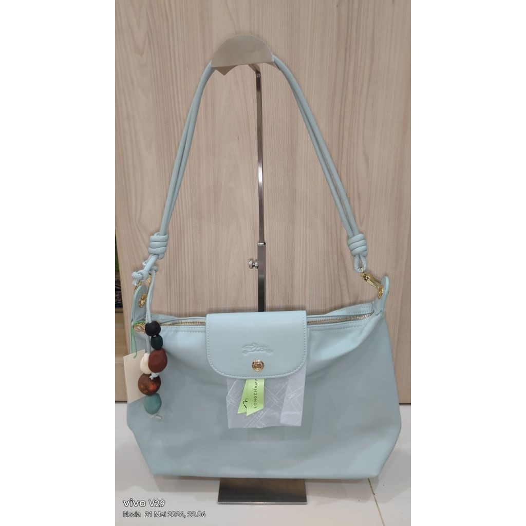 Tas Cuir EL*C Medium Hobo warna hijau mint