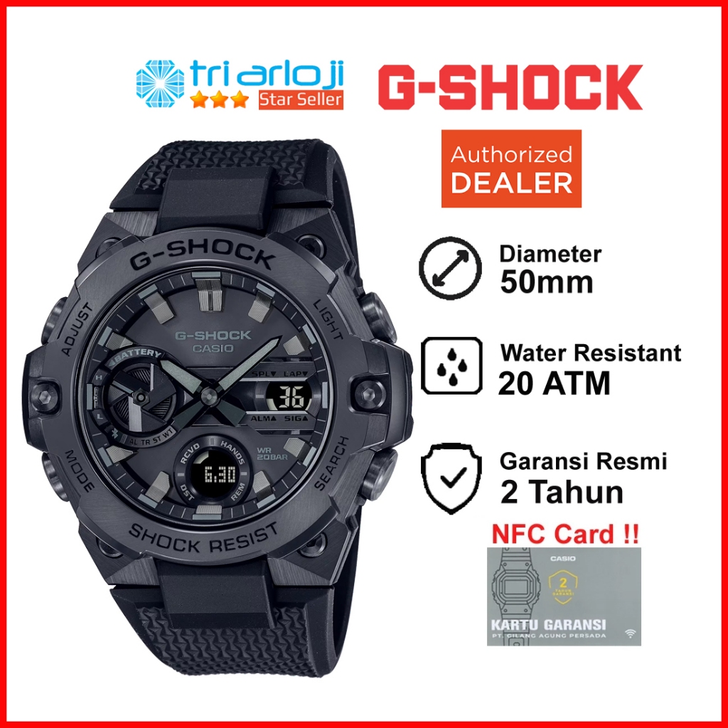 Casio G-SHOCK GST-B400BB-1ADR Jam Tangan Pria GSHOCK G-STEEL GSTB400 GST-B400BB-1A GST B400BB 1ADR