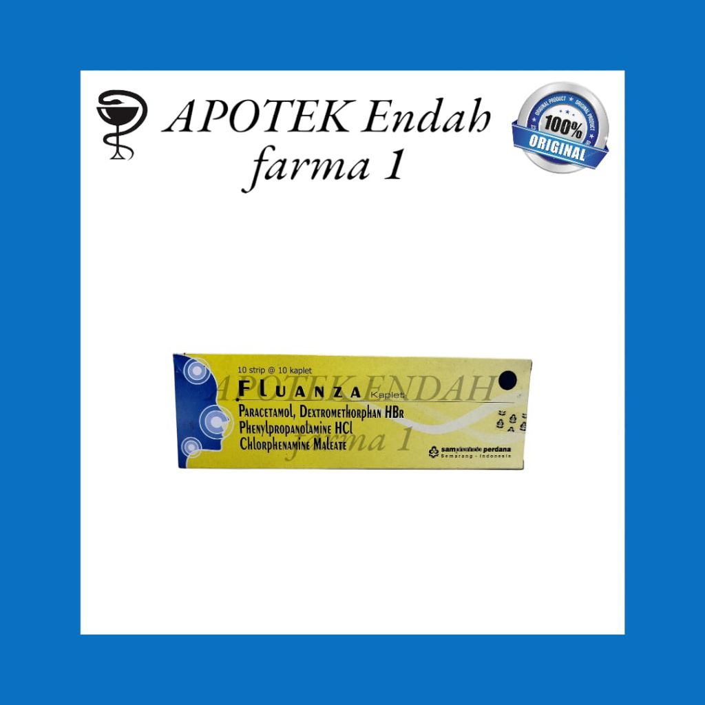 FLUANZA TABLET Obat Batuk Pilek Demam Dewasa