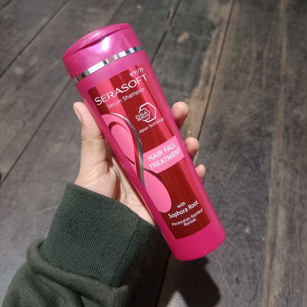 SERASOFT Shampoo Hair Fall Treatment 170 ml | Shampoo Serasoft Perawatan Rambut Rontok