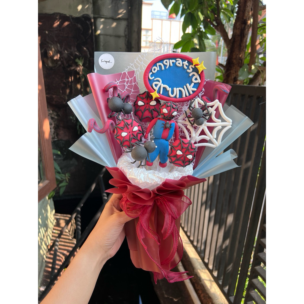 Buket clay | Custom clay bouquet | Buket wisuda | Gift birthday | Clay bouquet flowers | Graduation 