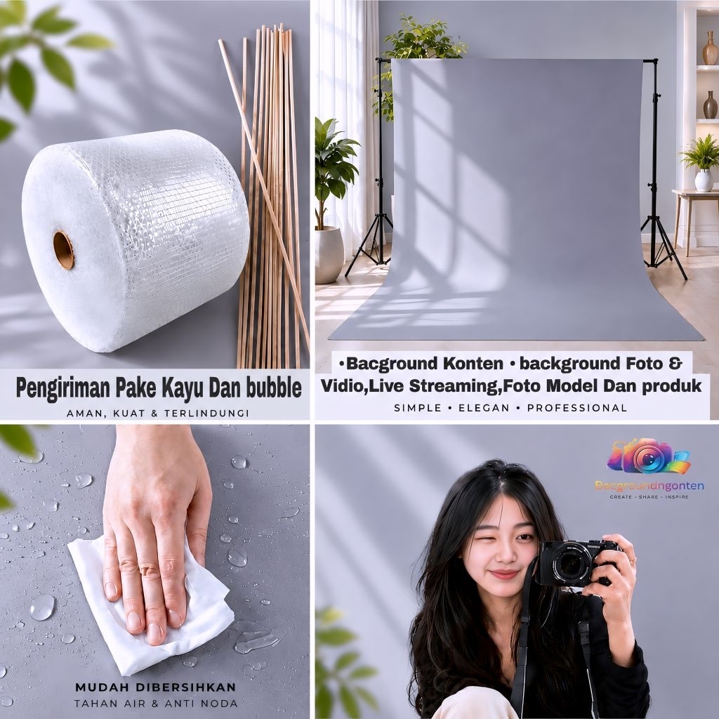 Alas Foto / Vidio Trend 100 x 140cm Bahan Kulit sintetis  - Tahan Air Multifungsi untuk Foto & Vidio