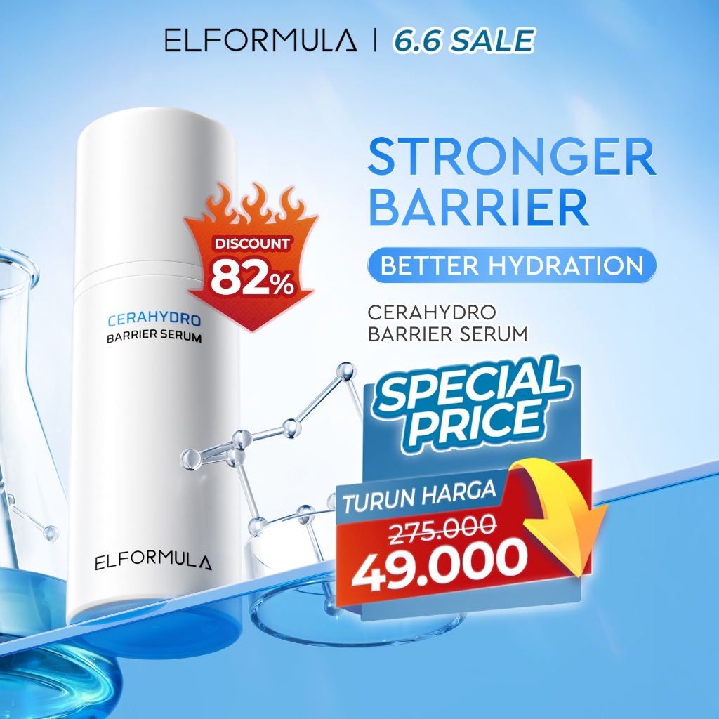 [TURUN HARGA] ELFORMULA Intensive CeraHydro Barrier Repair Serum Face Essence - Serum Wajah untuk Me