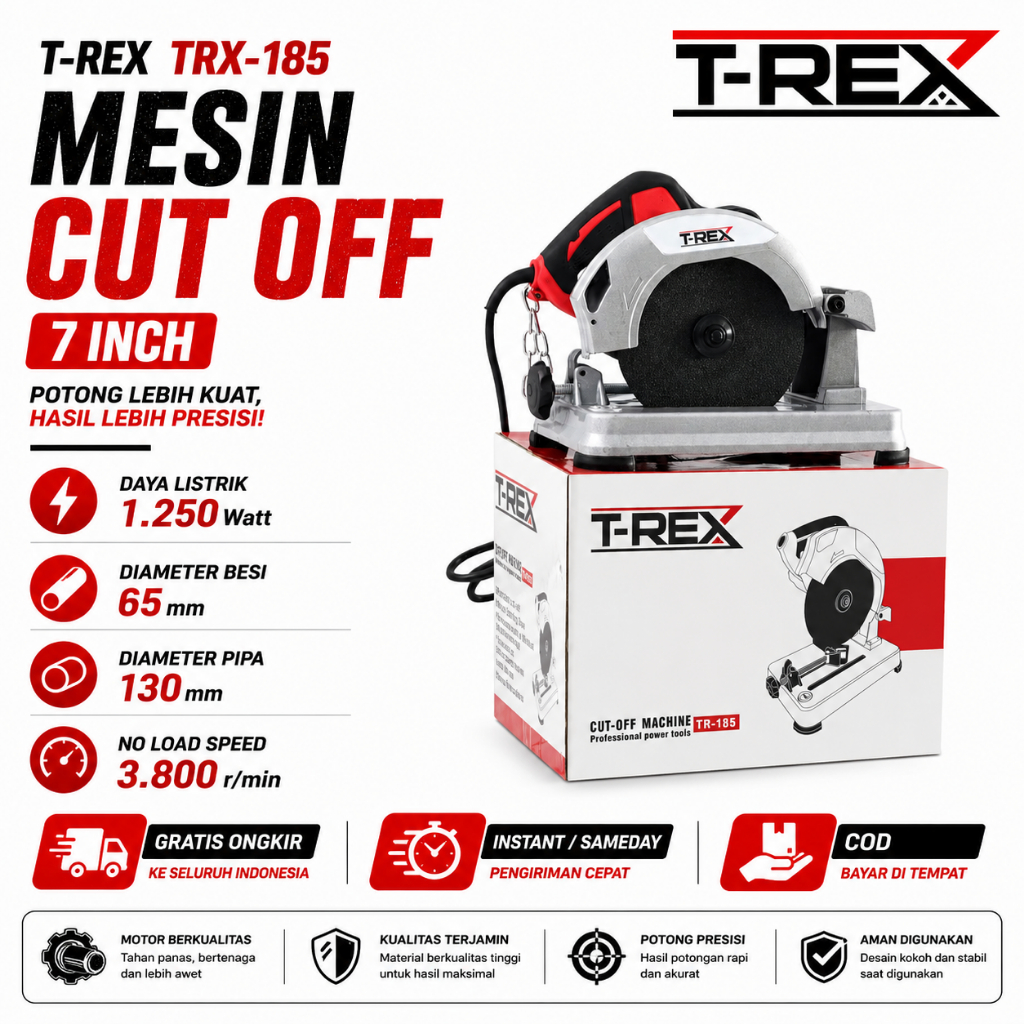 TRX-185 Mesin Cut Off 7 Inch