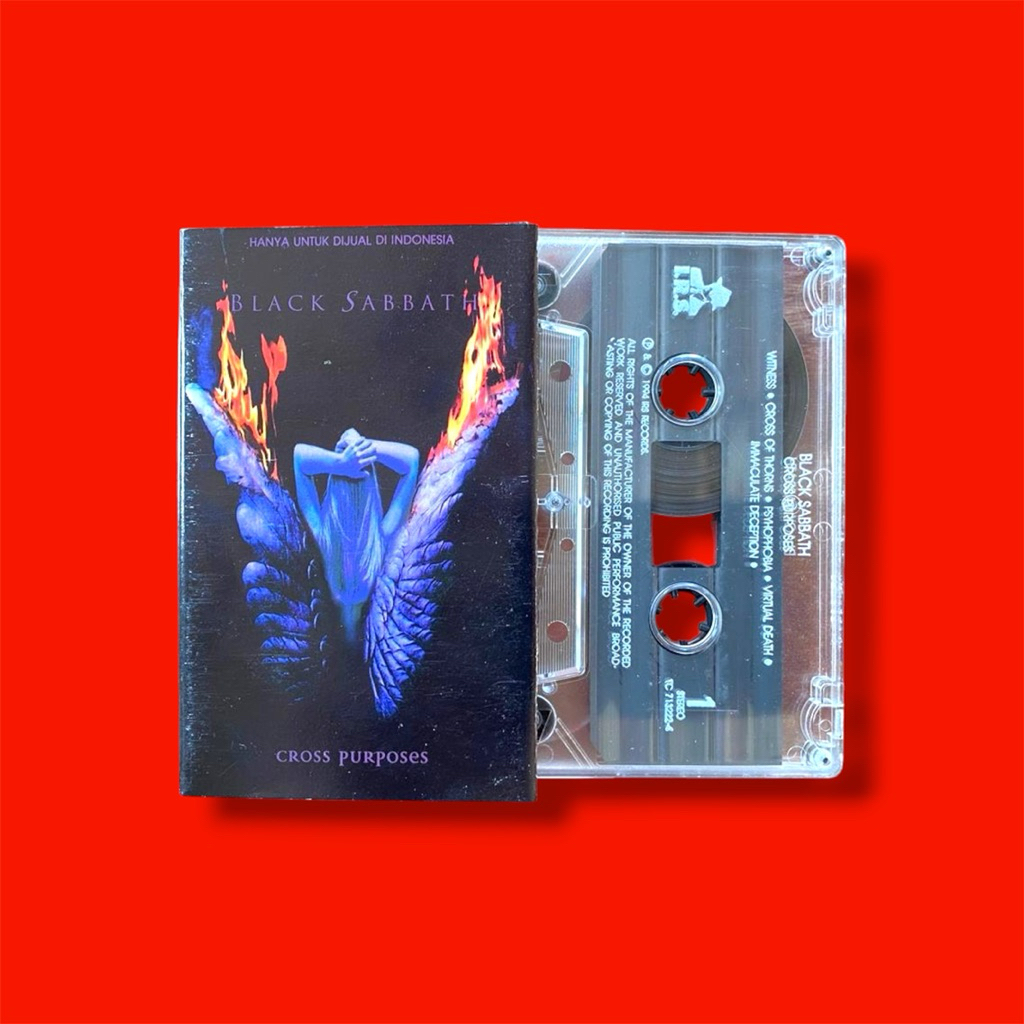 Kaset Pita Black Sabbath - Cross Purposes