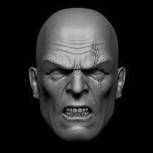 Headsculpt HS Head Scarred Rage ADAM Muff Toys Notaman NWToys Vtoys Romankey Marvel Legends SHF Mafe