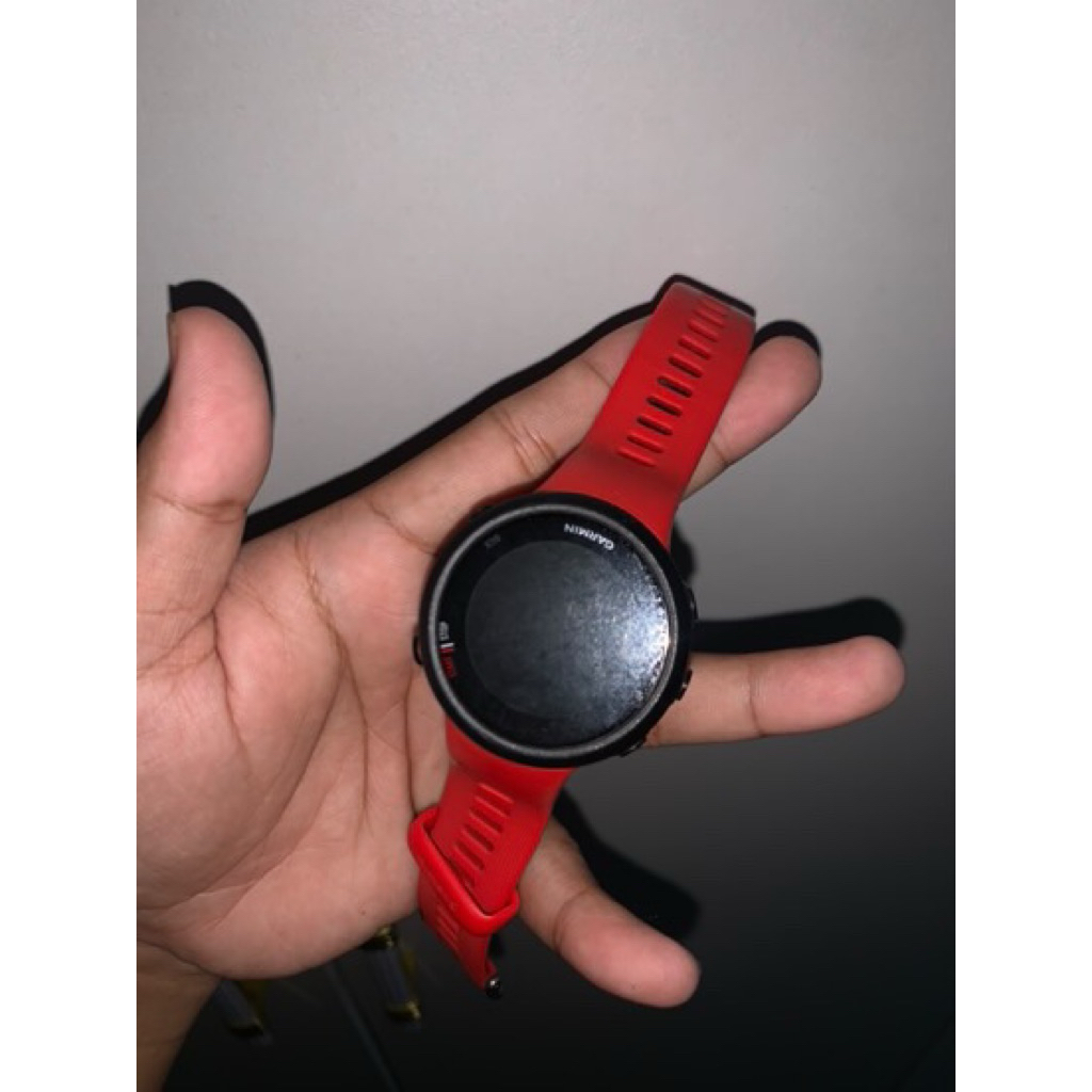 JAM GARMIN ORIGINAL SPORT RUNNING WARNA OREN/MERAH
