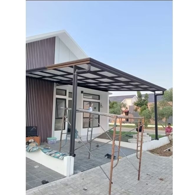 Kanopi carport minimalis modern