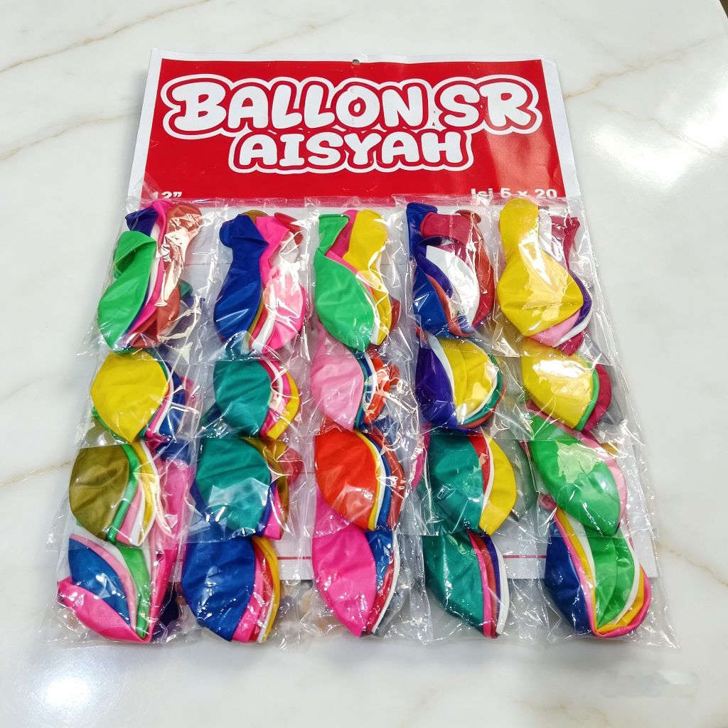 Balon papan karakter isi 100 pcs/balon jualan/balon lembaran