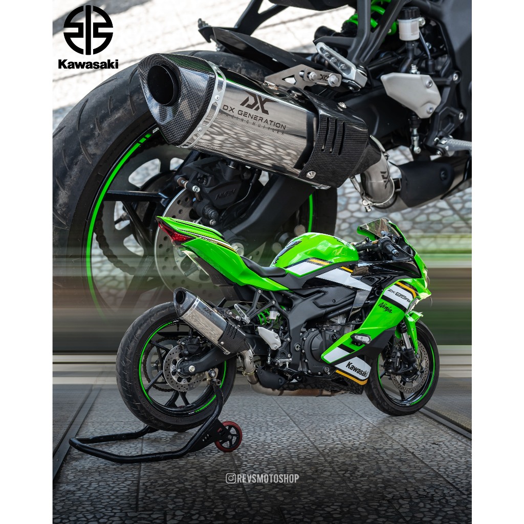 KNALPOT DX RVR KAWASAKI ZX25R ZX4R - SLIP ON