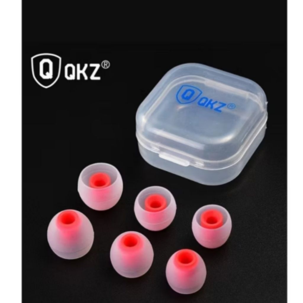 Eartips QKZ Silicone 3 Pasang Universal Replacement Silicone for IEM