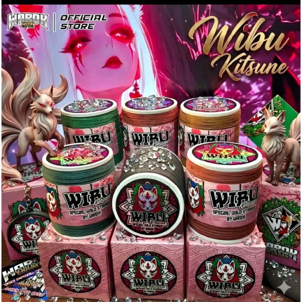 Gelasan Wibu Bahan Gold Premium Kuat dan Tajam