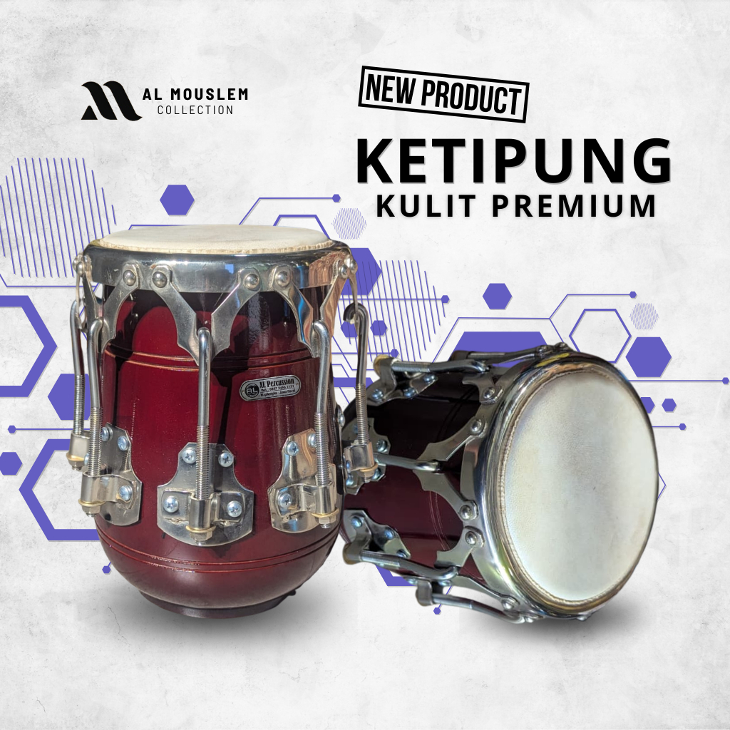 Ketipung tabla tak tung hadroh premium berkualitas alpercussion