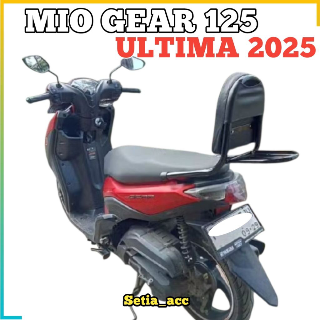 Sandaran Mio Gear 125 Ultima 2025 Sandaran Motor Anak