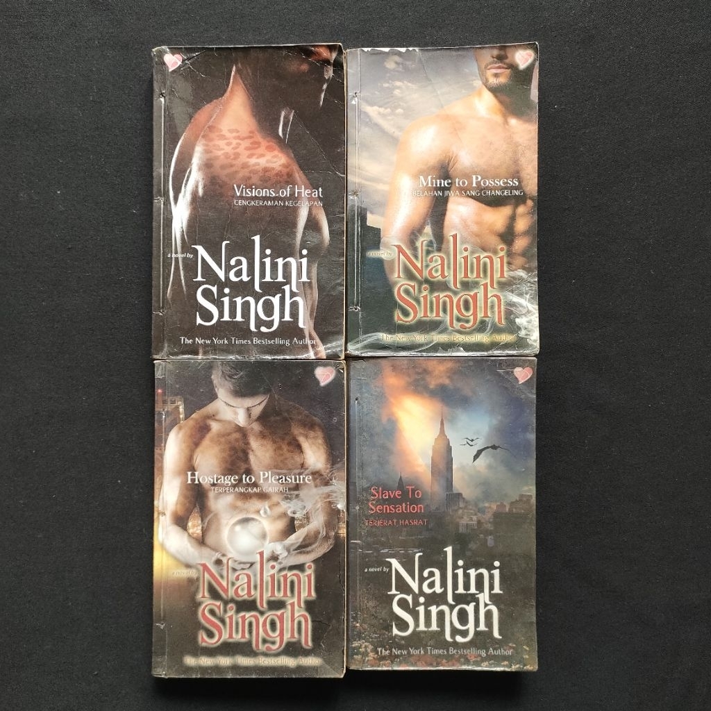 Buku/Novel Fantasi Bekas Original Karya Nalini Singh