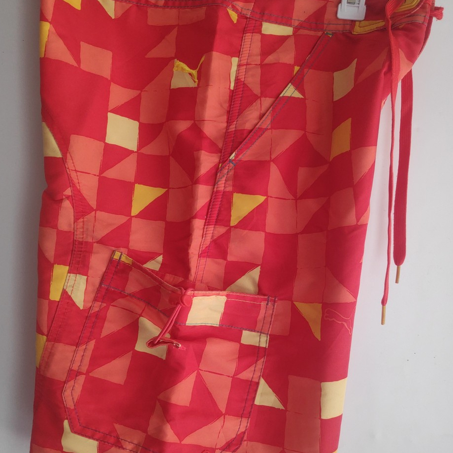 PUMA Men Cargo Short Pants Celana Pendek Pantai Pria Size 31