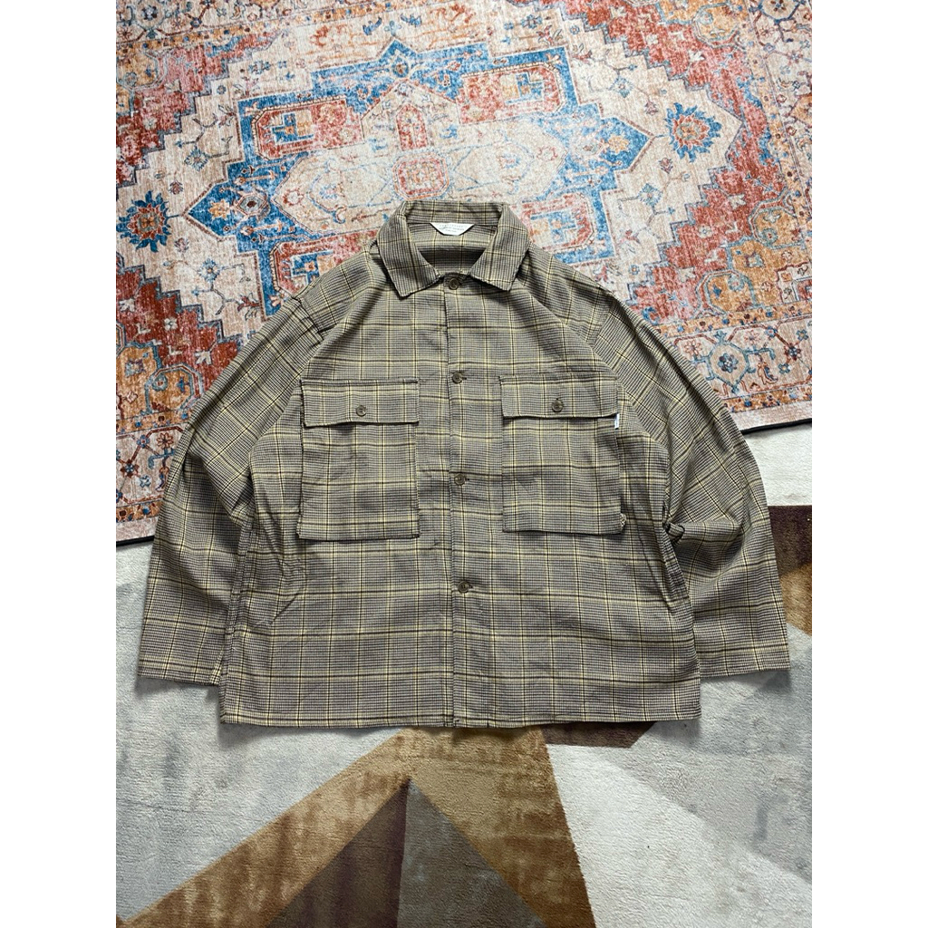OUTER JAKET FLANEL LAFUDGE PLAID DOBLE BIG POKET