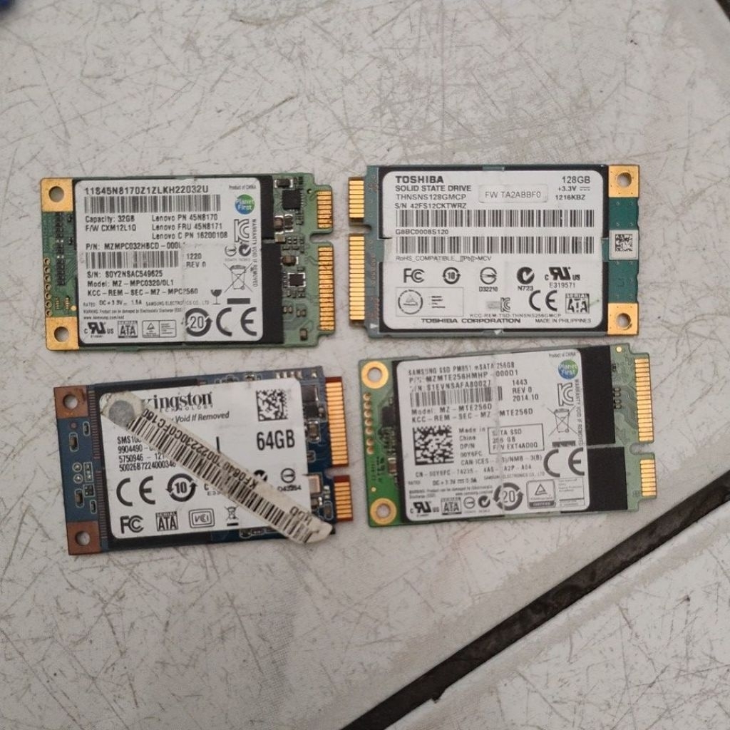 SSD MSATA 256gb rusak