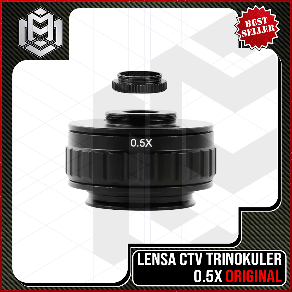 MM - Lensa CTV 0.5x Trinokuler / LENSA SAMBUNG TRINOKULAR MICROSCOPE CTV2/5 0.5X ORIGINAL | LENSA CT