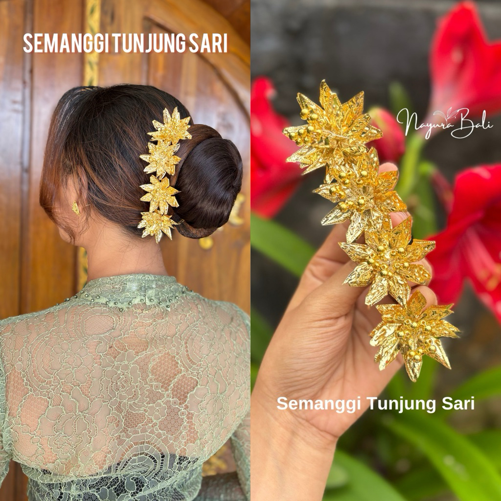 NAYURA BALI / Semanggi Tunjung Sari / Aksesoris Bali / Semanggi Bali / Semanggi Gold / Aksesoris Ram
