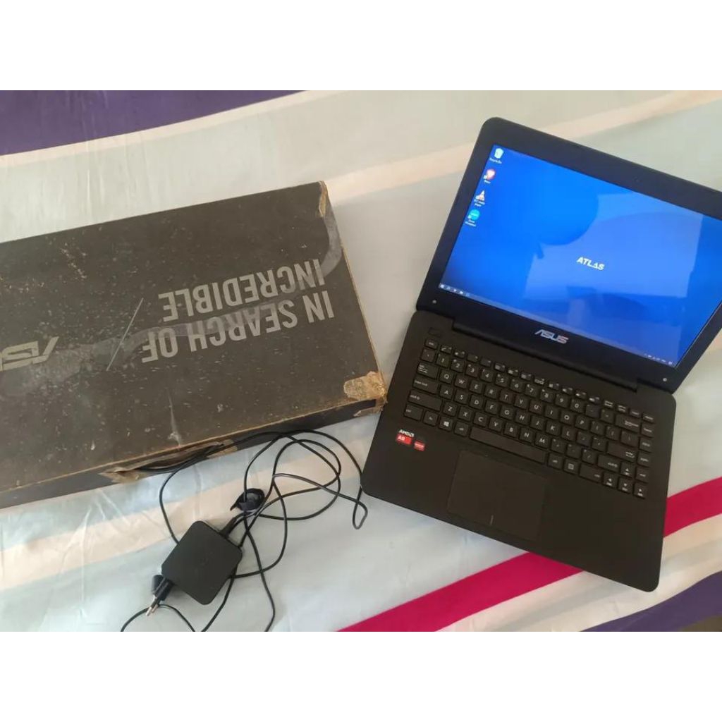 Laptop ASUS X454YA AMD A8 SSD 128 HDD 500GB  Murah BACA DESKRIPSI second minus tipis