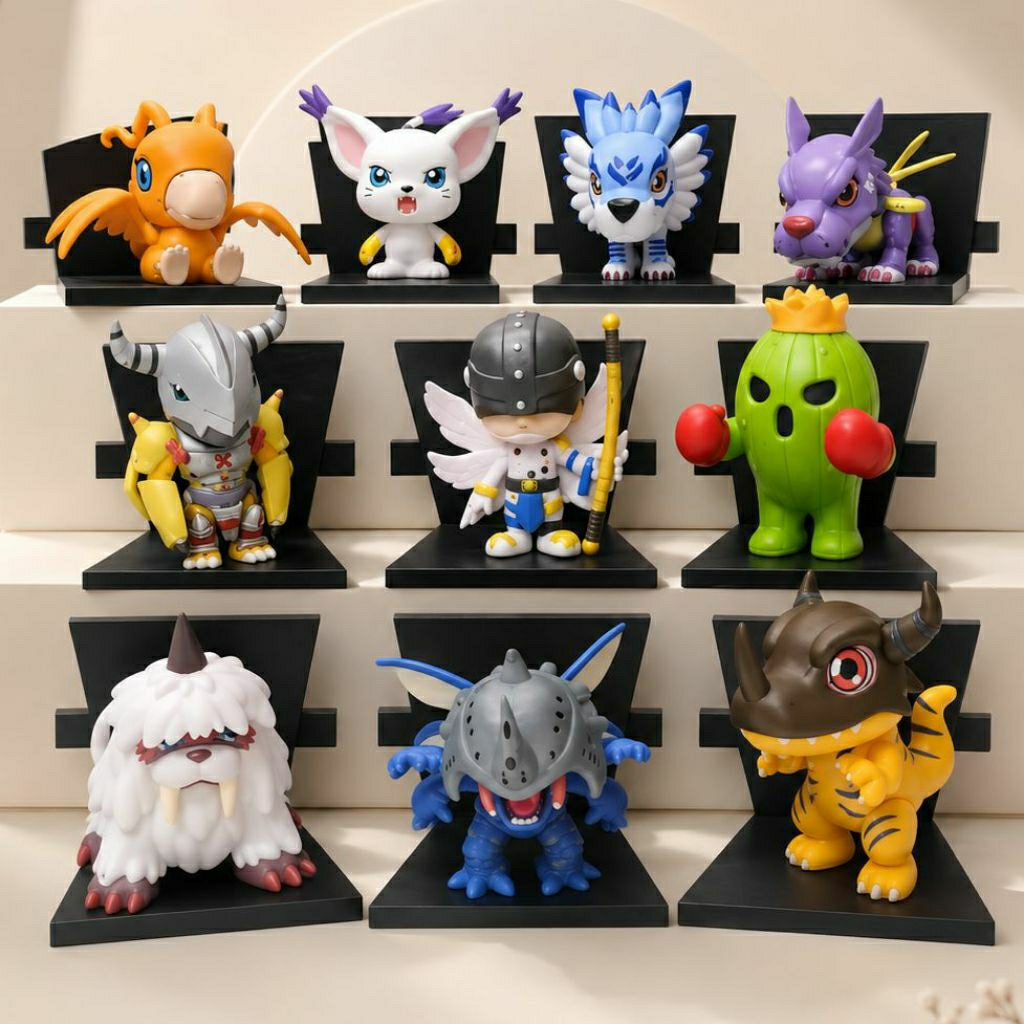 Action Figure anime Digimon greymon togemon angemon tailmon wargreymon