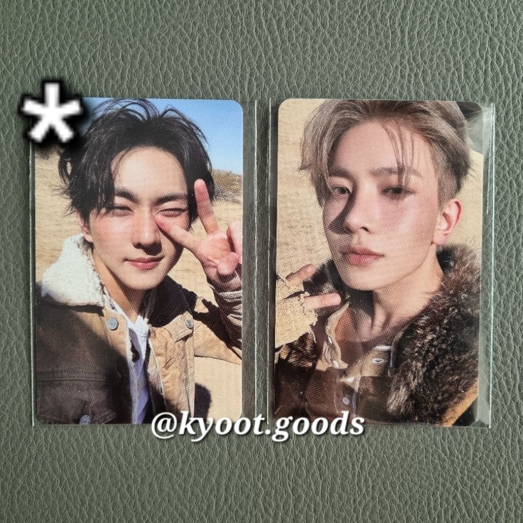 Photocard Enhypen Jungwon and Heeseung Hellolive POB