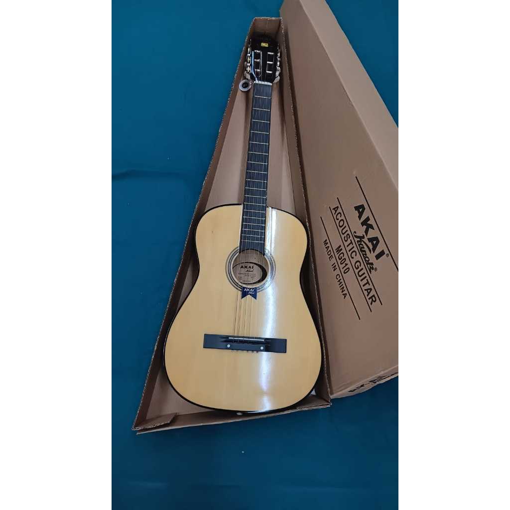 Gitar Acoustic Akai Kapok MG010 Original Natural Gloss