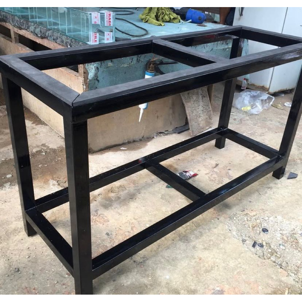 Meja besi Aquarium Custom