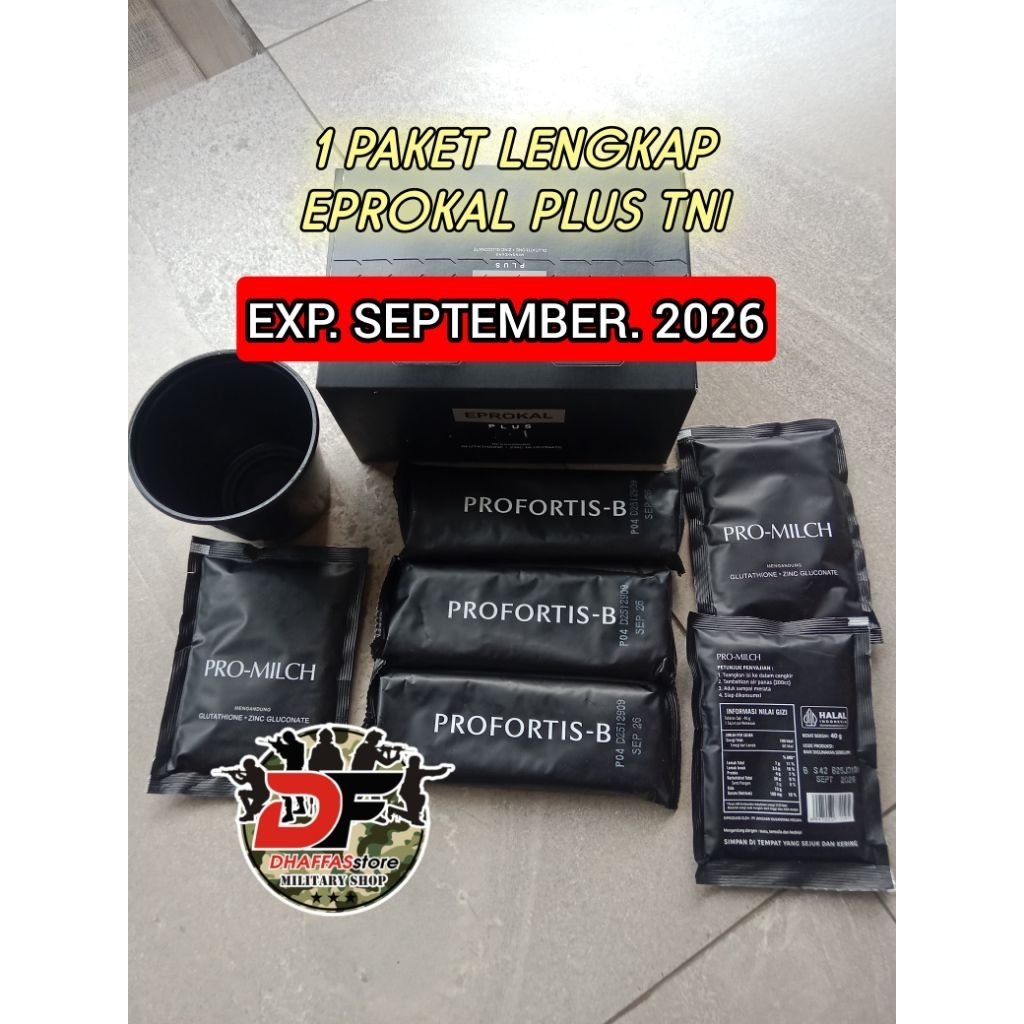 PROMO...! 1 PAKET EPROKAL L PLUS NEW. RANSUM TNI EPROKAL PLUS EXP. SEPTEMBER 2026. RANSUM TNI. IMUKA