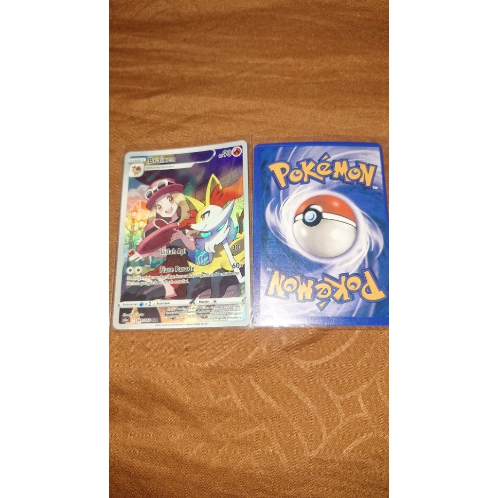 KARTU POKEMON TCG BRAIXEN 069/068 CHR