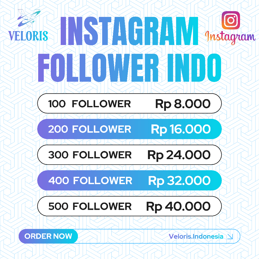 Follower Instagram Indonesia termurah Follower ig permanen Pengikut Instagram Indonesia berbonus dan