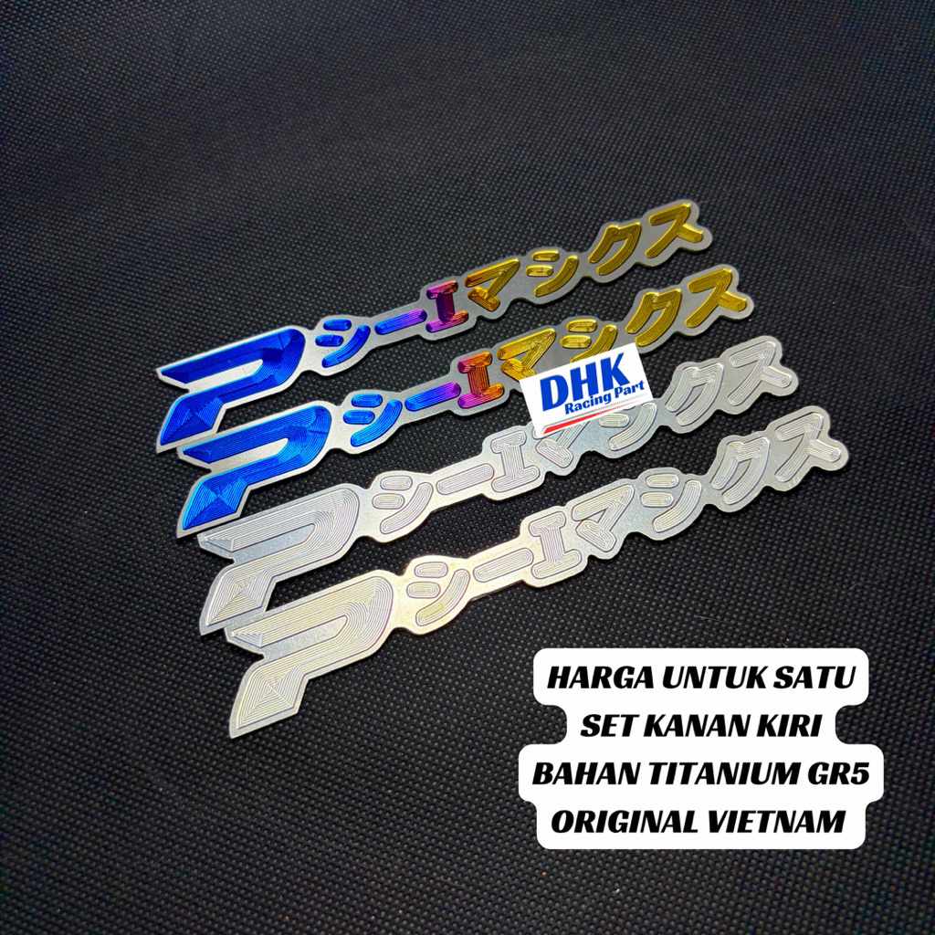 Emblem Logo Honda PCX Japan Titanium GR5 Original Vietnam