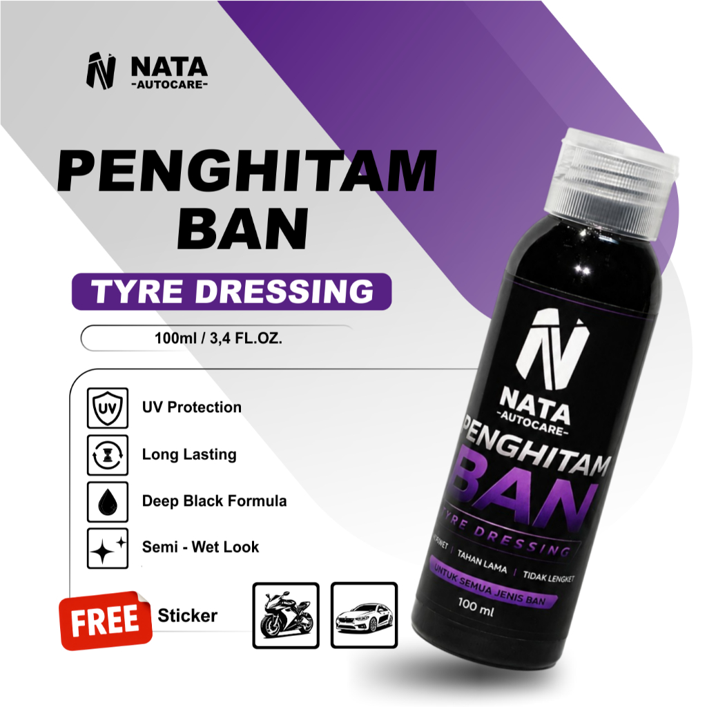Nata Autocare | Penghitam Ban - Semir Ban | Penghitam Ban Motor, Mobil | Semir Ban Motor Mobil