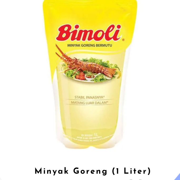 Bimoli - Minyak Goreng 1Liter - minyak goreng