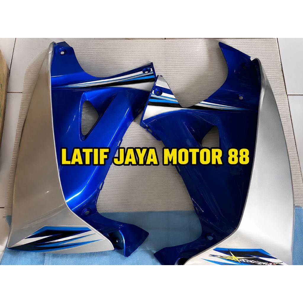 sayap karisma x 125 biru