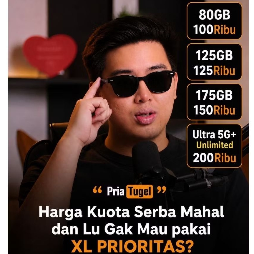 Perdana XL Kuota 125GB dan Unlimited 30hari