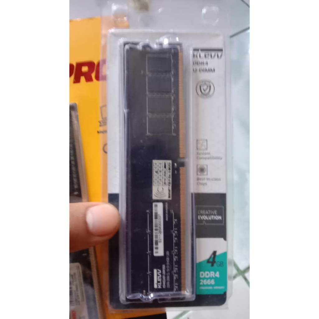 RAM KLEVV 4GB LONGDIM DDR4 2666MHz BEKAS