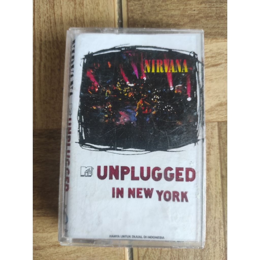 kaset pita NIRVANA "unplugged in new york" (bootleg)