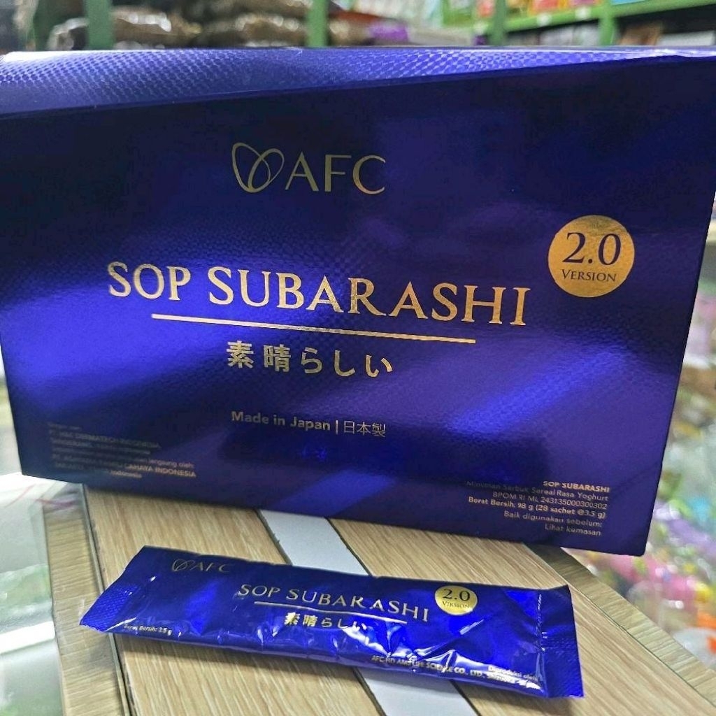 AFC Sop Subarashi eceran (1 saset) @3.5gr