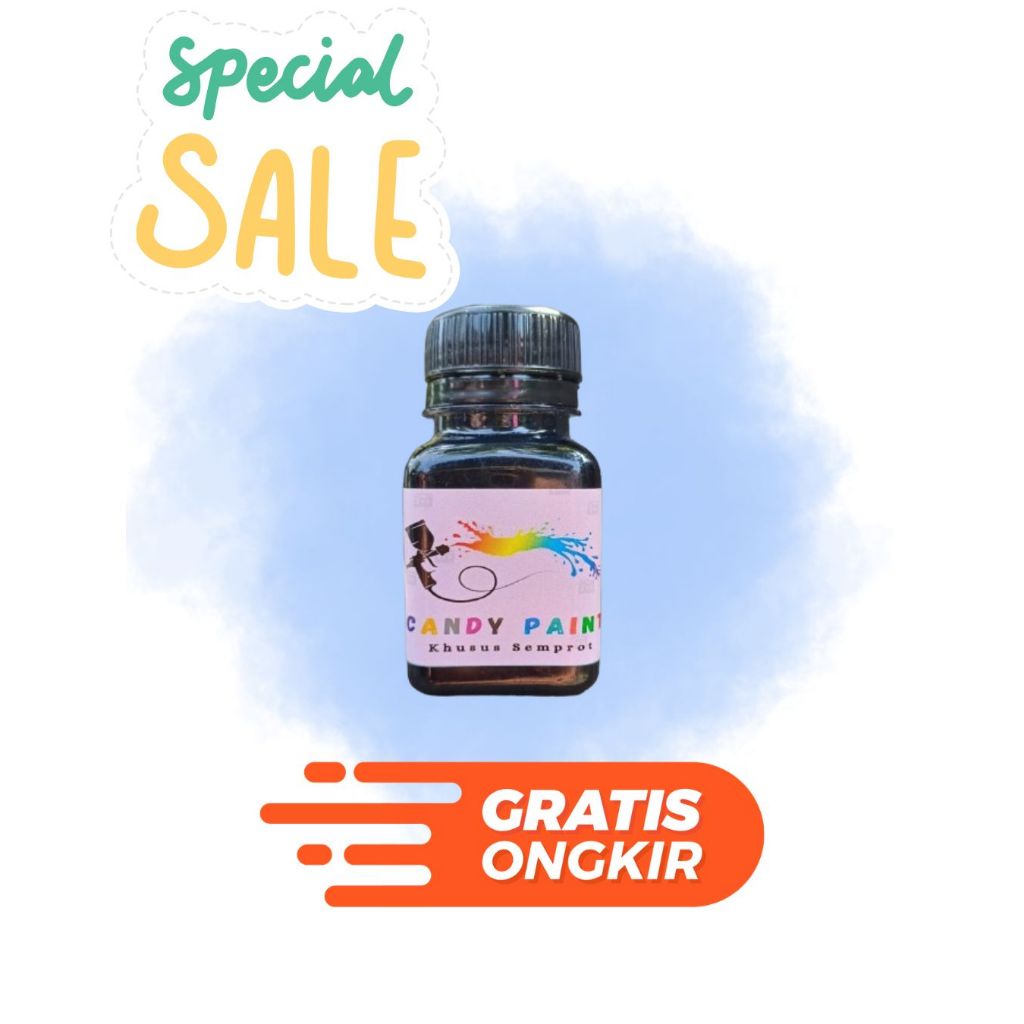 (SEMPROT) 50 ML CANDY PAINT CAT SEMPROT VELG MOTOR CAT PEWARNA LOGAM PERMANEN