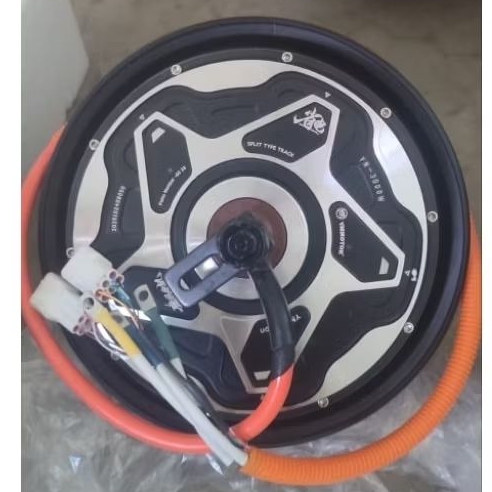 Dinamo bldc 10 inch 48v - 72v 2000w 3000w hub motor listrik yuma motor