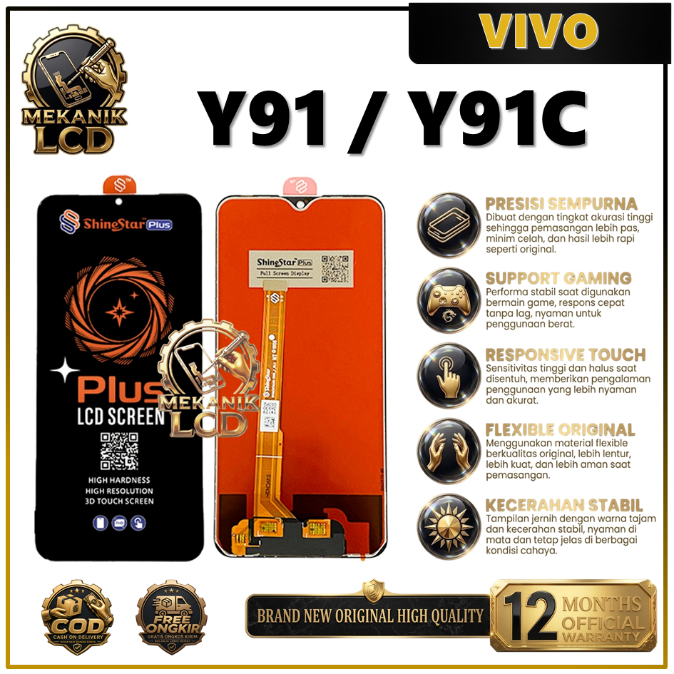 LCD TOUCHSCREEN VIVO Y91 / Y91C ORIGINAL 100% FULLSET
