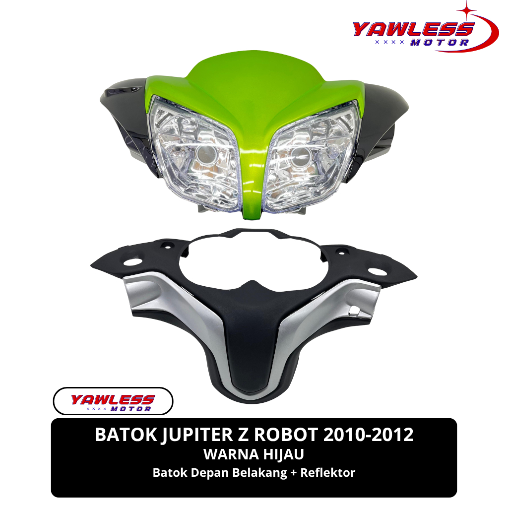 Batok 1 Set Yamaha Jupiter Z Robot 2010 Totok Depan Jupiter Z Robot Warna Hijau