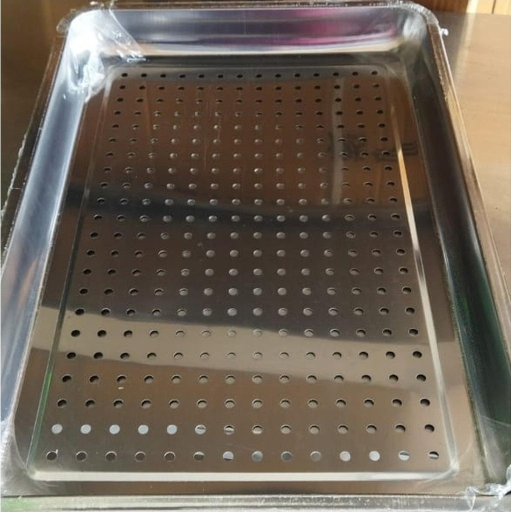 Nampan Stainless/ Tray stainless Saring/berlubang