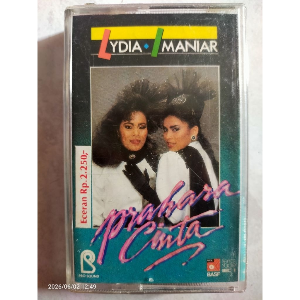 kaset pita jadul LYDIA IMANIAR "prahara cinta"