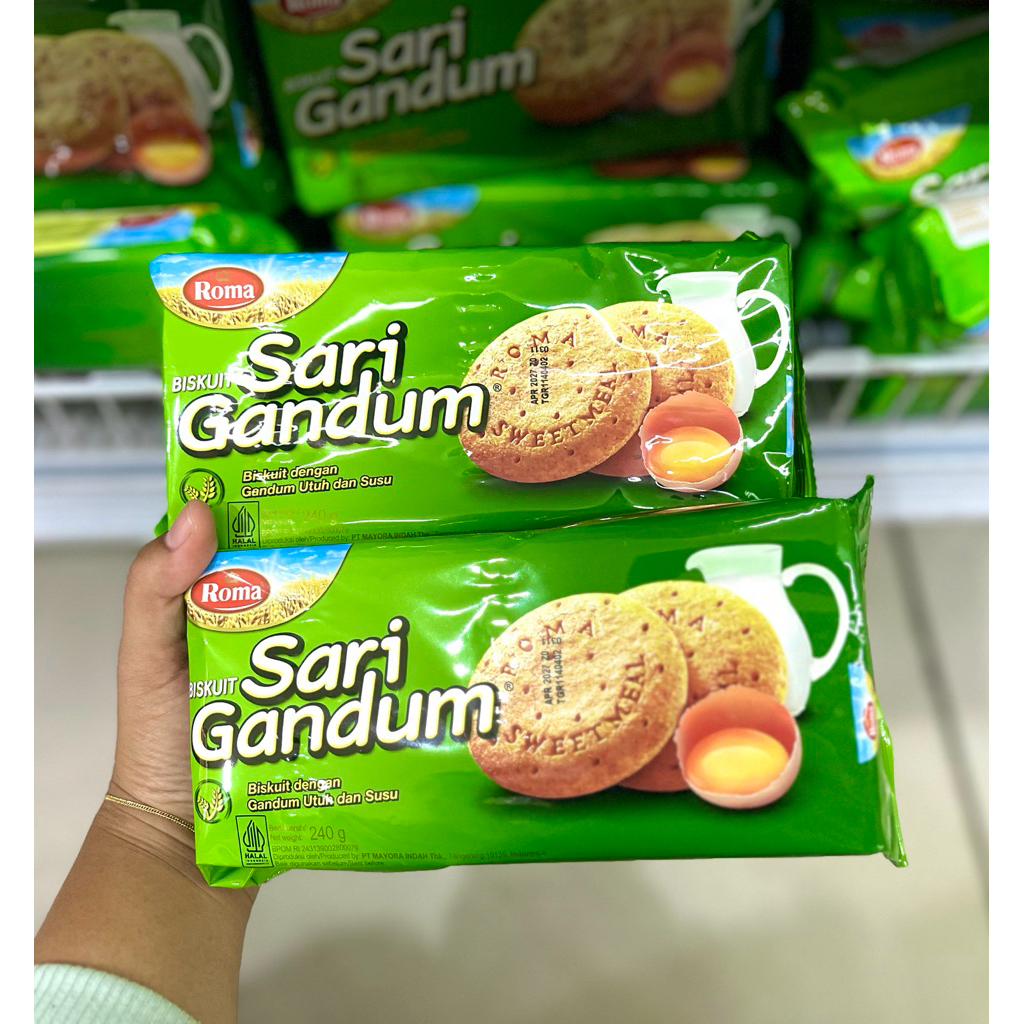 ROMA SARI GANDUM 240gr/SARI GANDUM/ROTI GANDUM/SARI GANDUM MURAH