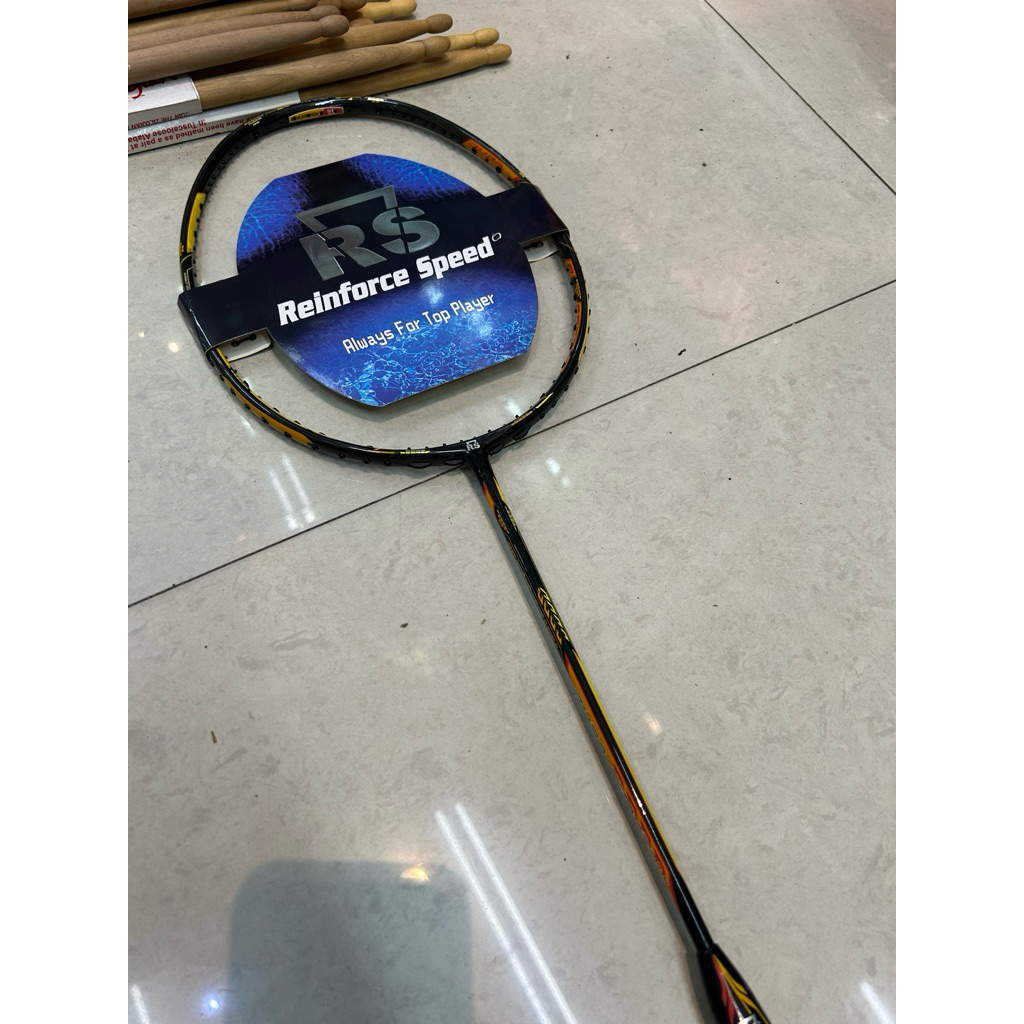 RAKET BULUTANGKIS RS REINFORCE SPEED DURA FORCE PLUS free COVER SENAR KAOS