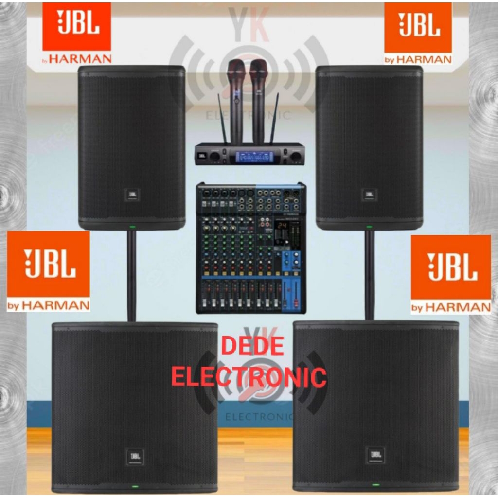 Paket Speaker Sound Live Music Speaker 15 inchJBL EON 715+Subwoofer JBL original
